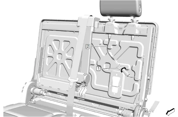Rear Seat Head Restraint Replacement (60 Percent) — figure 2