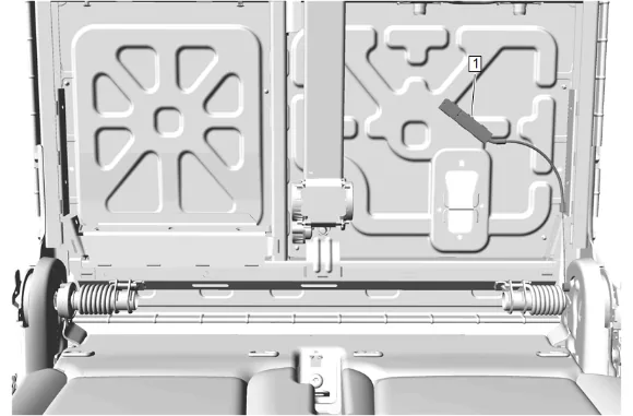 Rear Seat Latch Cable Replacement - Head Restraint Release (60 Percent) — figure 2