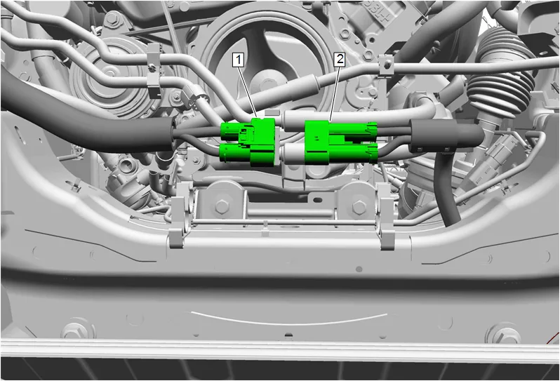 Power Steering Control Module Wiring Harness Replacement (Power with RC1) — figure 5