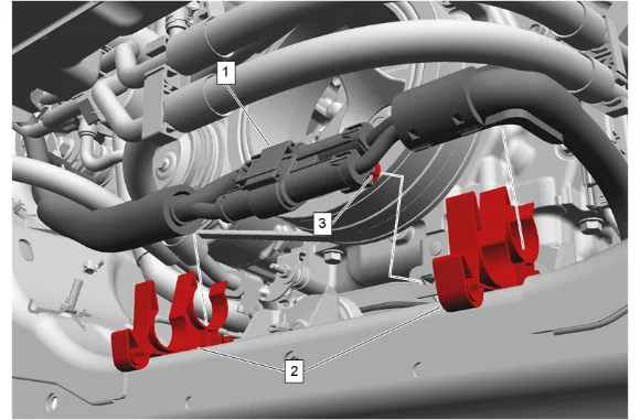 Power Steering Control Module Wiring Harness Replacement (Power without RC1) — figure 5