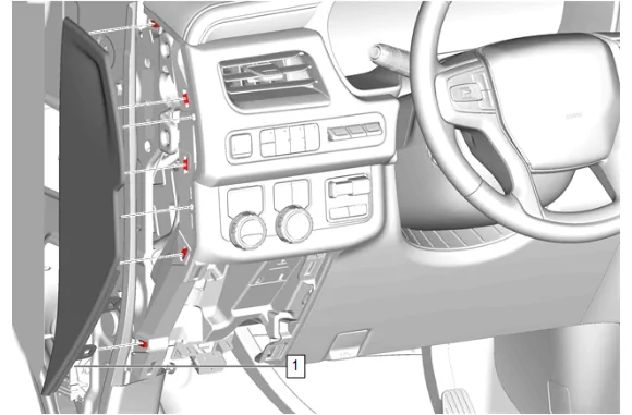 Steering Column Replacement (N38) — figure 2