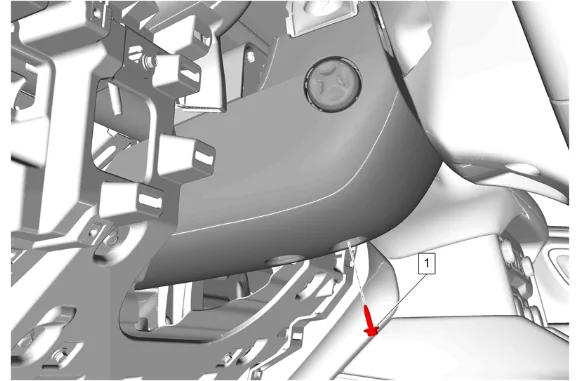 Steering Column Tilt Wheel and Telescope Control Module Replacement — figure 12