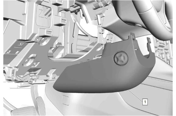 Steering Column Tilt Wheel and Telescope Control Module Replacement — figure 13