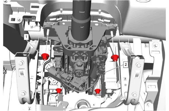Steering Column Tilt Wheel and Telescope Control Module Replacement — figure 20