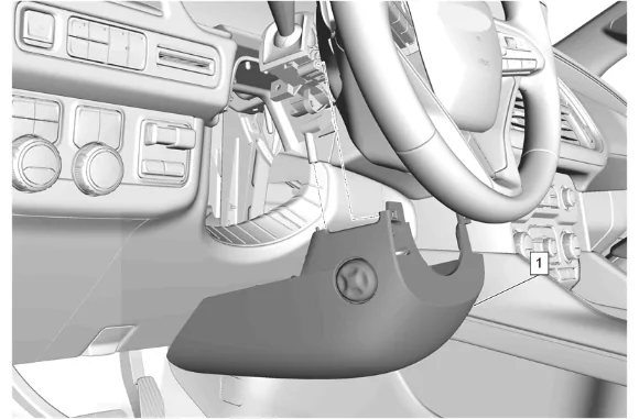 Steering Column Tilt Wheel and Telescope Switch Replacement — figure 6