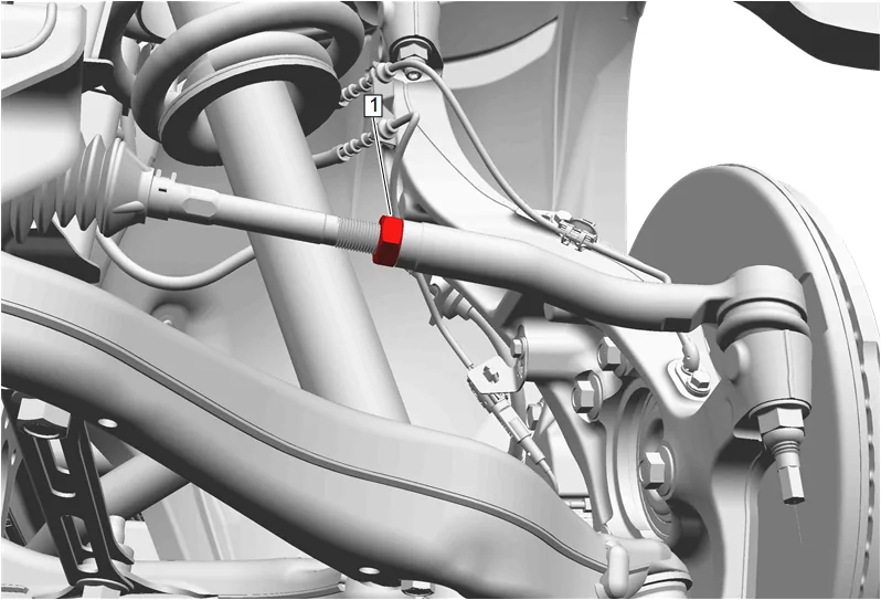 Steering Linkage Inner Tie Rod Replacement (With RC1) — figure 2