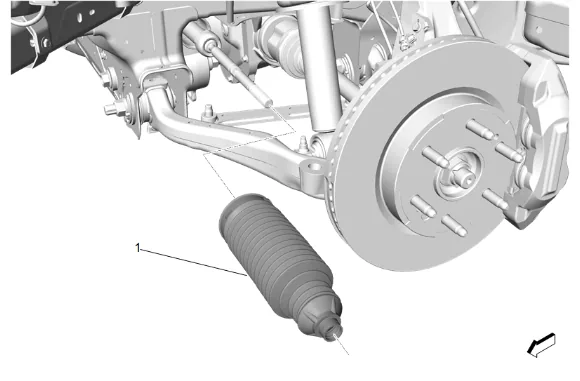Steering Linkage Inner Tie Rod Replacement (With RC1) — figure 9