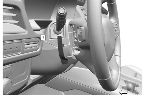 Steering Wheel Spoke Cover Replacement — figure 1