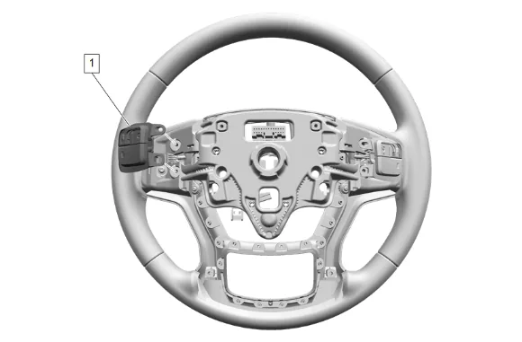 Steering Wheel Spoke Cover Replacement — figure 6