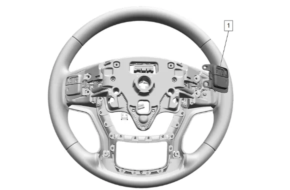 Steering Wheel Spoke Cover Replacement — figure 7