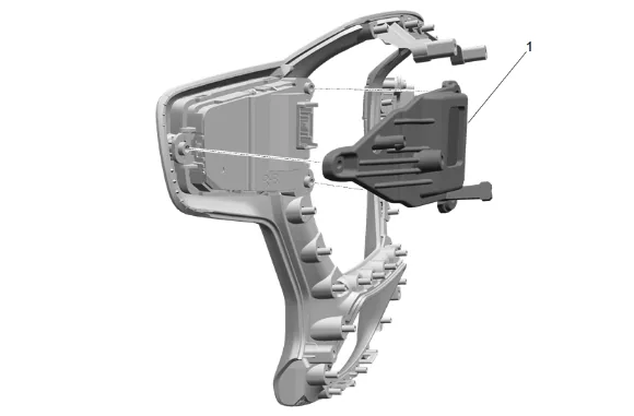 Steering Wheel Spoke Cover Replacement — figure 14