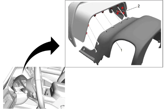 Turn Signal Switch Bracket Replacement — figure 5