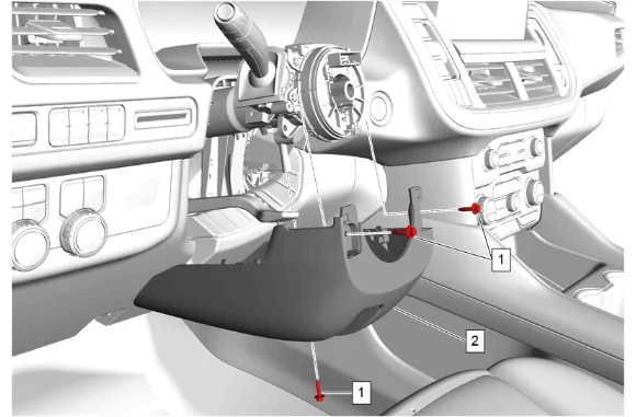 Turn Signal Switch Bracket Replacement — figure 6
