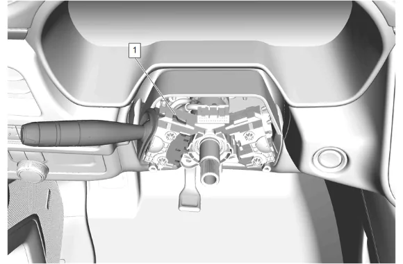 Turn Signal Switch Bracket Replacement — figure 10