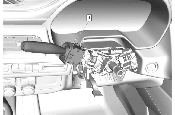 Turn Signal Switch Bracket Replacement — figure 12
