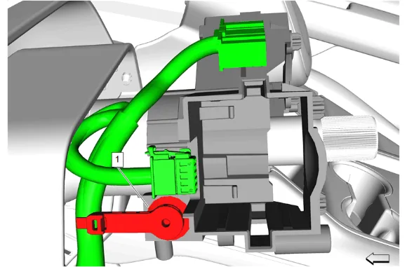 Turn Signal Switch Bracket Replacement — figure 13