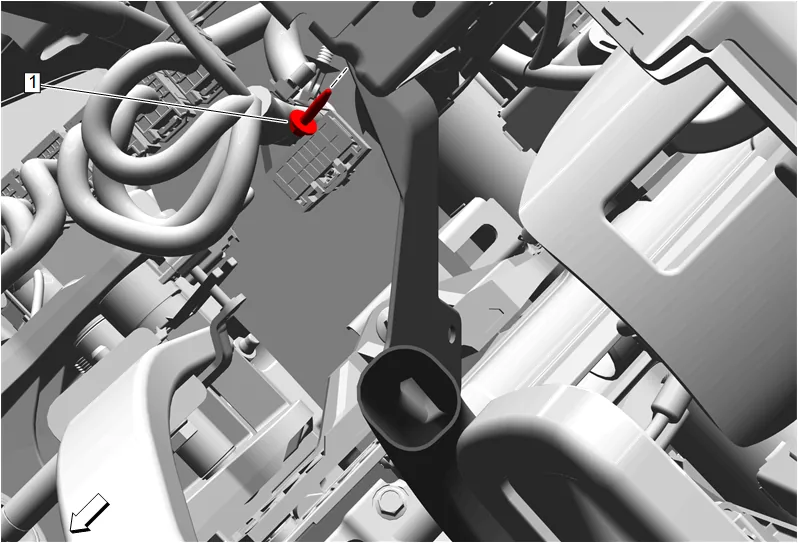 Upper Intermediate Steering Shaft Replacement (LM2) — figure 9