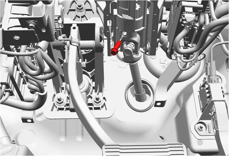 Upper Intermediate Steering Shaft Replacement (LM2) — figure 11