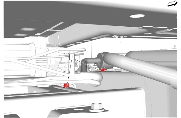 Automatic Level Control Air Compressor Inlet Tube Replacement — figure 2