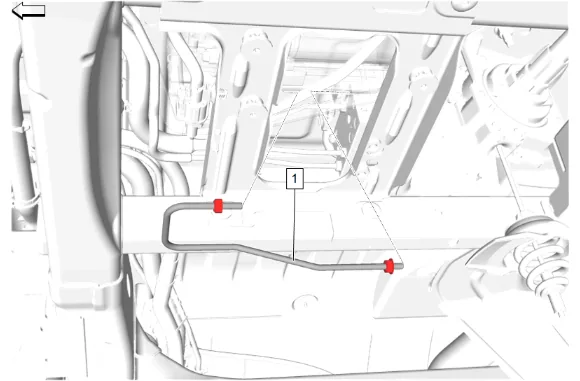 Automatic Level Control Air Compressor Tube Replacement - Pressure — figure 4