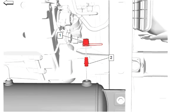 Automatic Level Control Air Supply Reservoir Coupling Replacement — figure 1