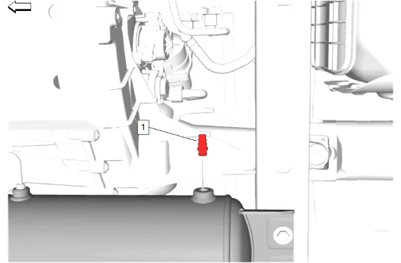 Automatic Level Control Air Supply Reservoir Coupling Replacement — figure 2