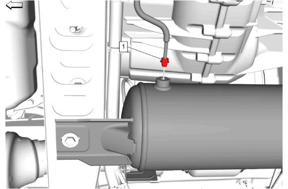 Automatic Level Control Air Supply Reservoir Replacement — figure 1