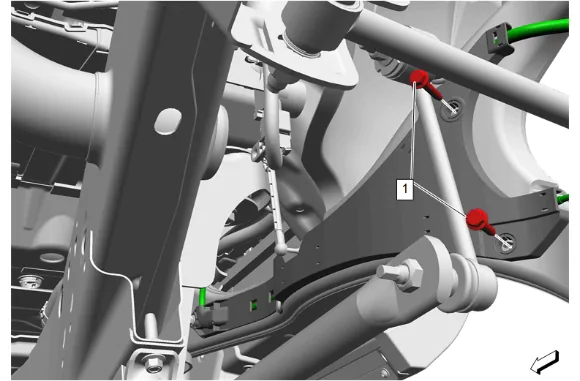 Electronic Suspension Rear Vertical Accelerometer Replacement - Right Side — figure 5
