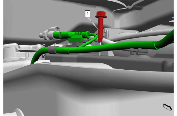 Electronic Suspension Rear Vertical Accelerometer Replacement - Right Side — figure 9