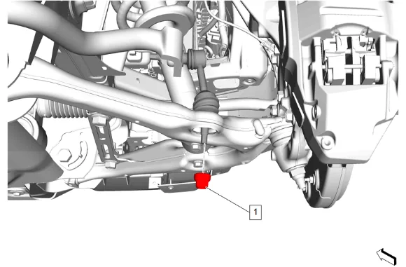 Front Shock Absorber and Spring Removal and Installation - Right Side (ZW7, Z56) — figure 16