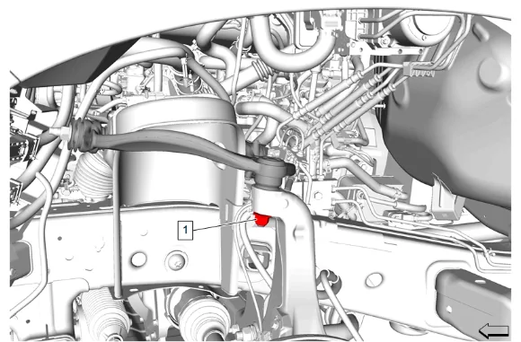 Front Upper Control Arm Replacement - Left Side (F47) — figure 21