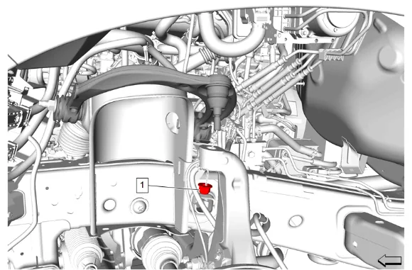 Front Upper Control Arm Replacement - Left Side (F47) — figure 23