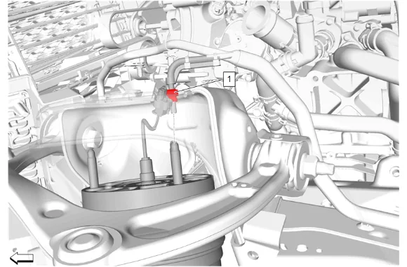 Front Upper Control Arm Replacement - Left Side (F47) — figure 26