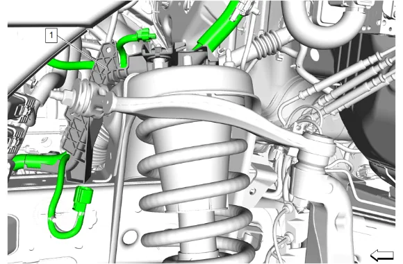 Front Upper Control Arm Replacement - Left Side (ZW7, Z56) — figure 8