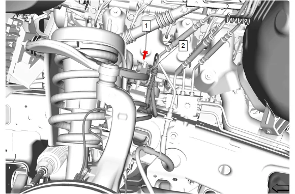 Front Upper Control Arm Replacement - Left Side (ZW7, Z56) — figure 9
