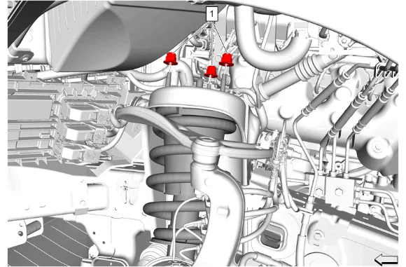 Front Upper Control Arm Replacement - Left Side (ZW7, Z56) — figure 10