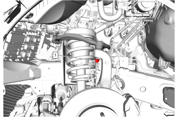 Front Upper Control Arm Replacement - Left Side (ZW7, Z56) — figure 16