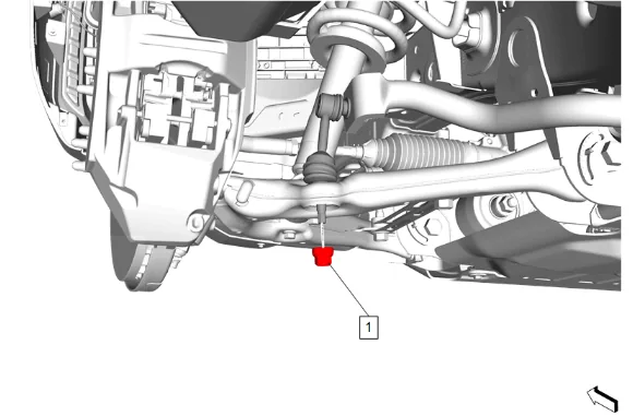 Front Upper Control Arm Replacement - Left Side (ZW7, Z56) — figure 19