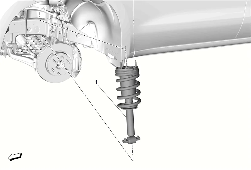 Front Upper Control Arm Replacement - Left Side (ZW7, Z56) — figure 21