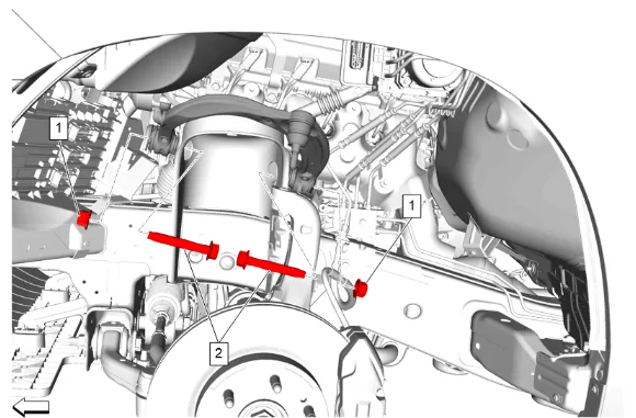 Front Upper Control Arm Replacement - Left Side (ZW7, Z56) — figure 22