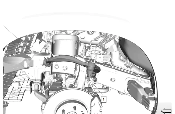 Front Upper Control Arm Replacement - Left Side (ZW7, Z56) — figure 23