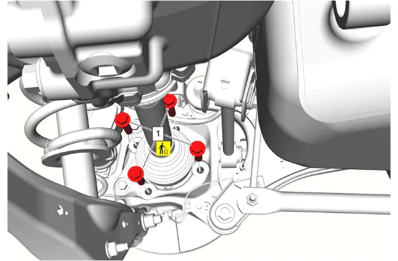 Rear Suspension Knuckle Replacement (Z56) — figure 9