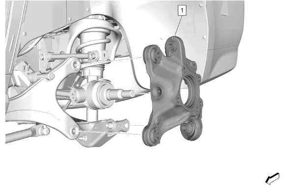 Rear Suspension Knuckle Replacement (Z56) — figure 15