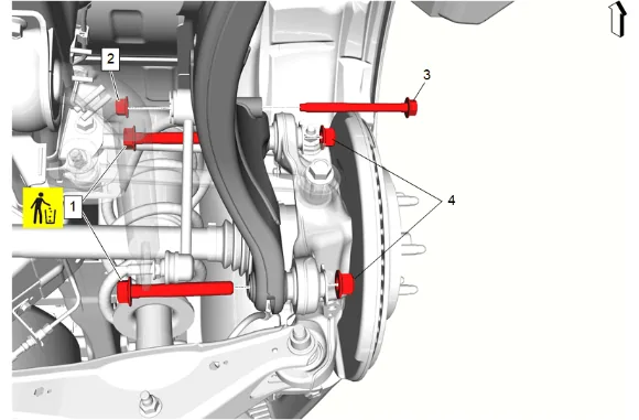 Rear Suspension Trailing Arm Replacement — figure 4
