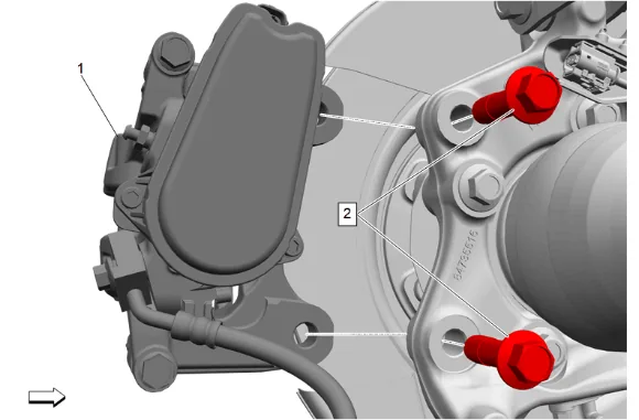 Rear Wheel Hub Replacement (Z56) — figure 5