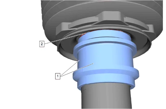 Shock Absorber, Shock Absorber Component, or Spring Replacement - Left Side (F47) — figure 7