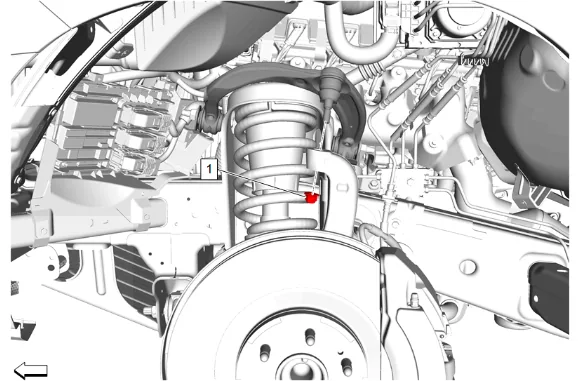 Shock Absorber, Shock Absorber Component, or Spring Replacement - Left Side (ZW7, Z56) — figure 10