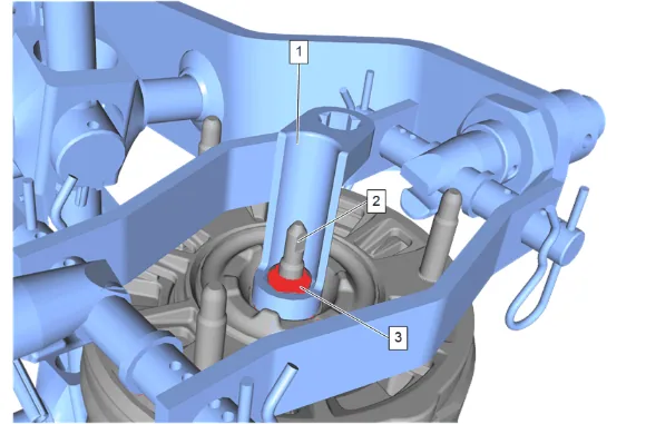 Shock Absorber, Shock Absorber Component, or Spring Replacement - Left Side (ZW7, Z56) — figure 15