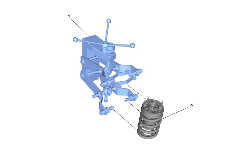 Shock Absorber, Shock Absorber Component, or Spring Replacement - Left Side (ZW7, Z56) — figure 17