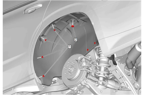 Shock Absorber, Shock Absorber Component, or Spring Replacement (ZW7, Z56) — figure 1